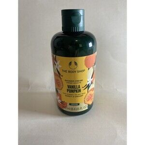 The Body Shop Sweet & Creamy Vanilla Pumpkin Shower Cream Vegan 8.4 Oz  250ml